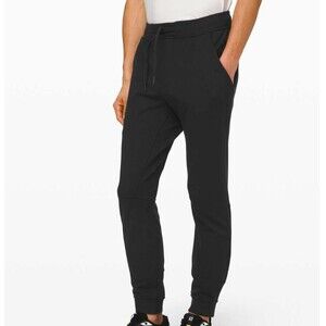 Lululemon City Sweat Jogger Men’s Black French Terry Cuffed Small 27”
